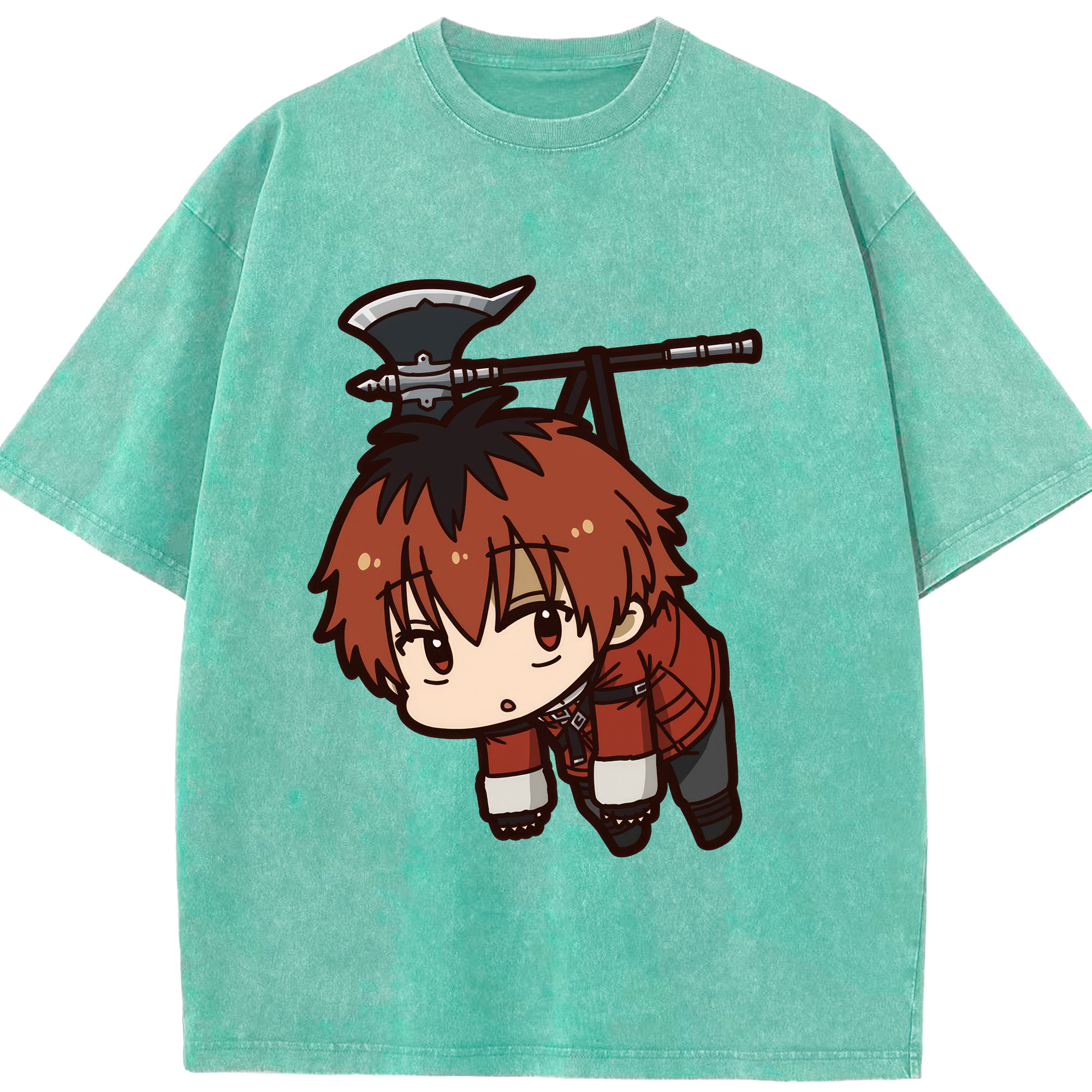 （画像用） 葬送のフリーレン Frieren 綿100% ヴィンテージ風 半袖Tシャツ（フロントプリント）